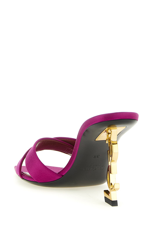 'Opyum' mules Fuchsia