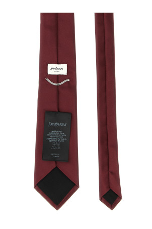 Silk tie Bordeaux