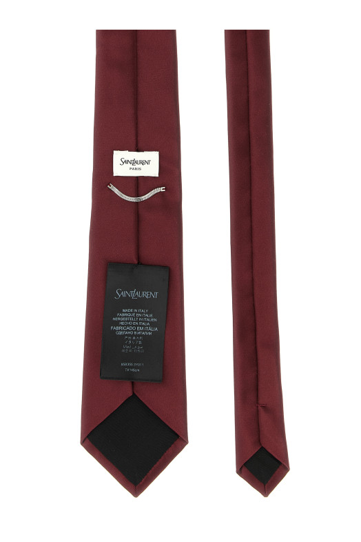 Silk tie Bordeaux