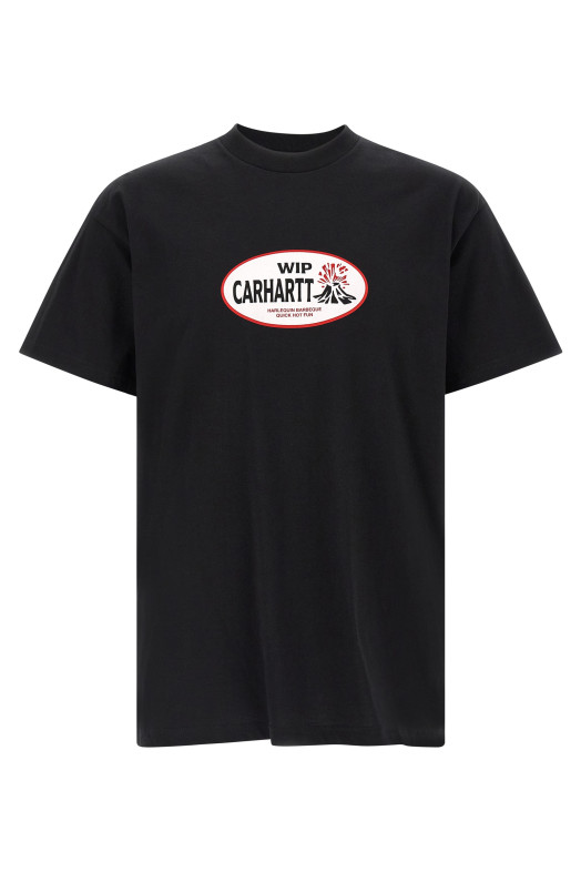 'Harlequin BBQ' T-shirt Black