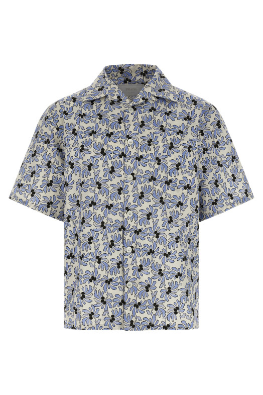 Pongé shirt BLUE