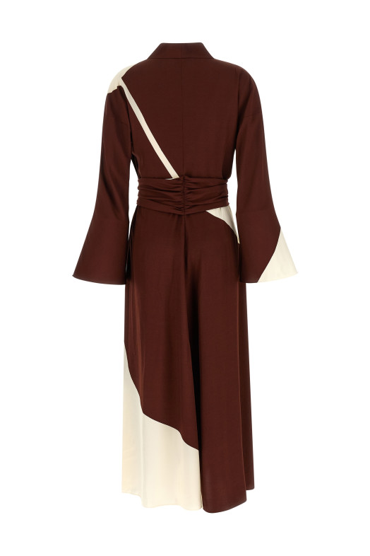 Printed dress Bordeaux