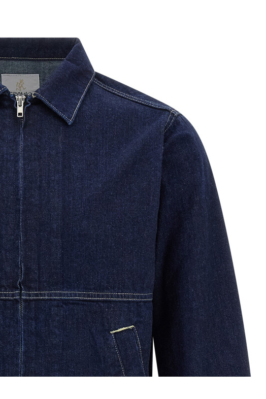 'Japanese Slub' jacket Blue