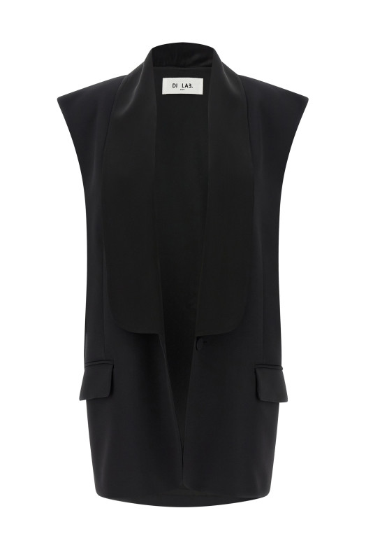 Tuxedo vest Black