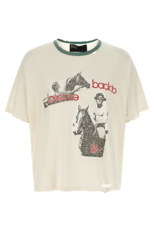 'Back To Life Ringer' T-shirt White