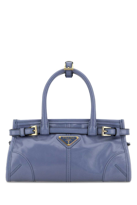 Powder blue leather mini Prada Bonnie handbag PRADA (1BA4862CYR)