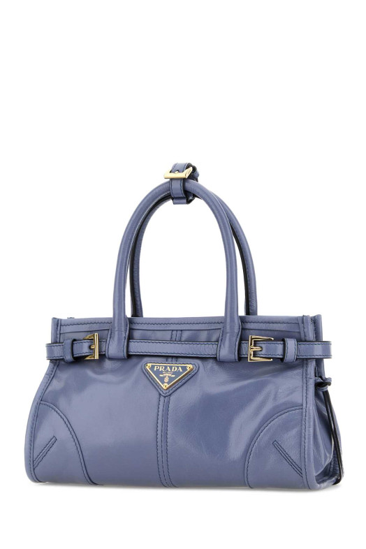 Powder blue leather mini Prada Bonnie handbag PRADA (1BA4862CYR)