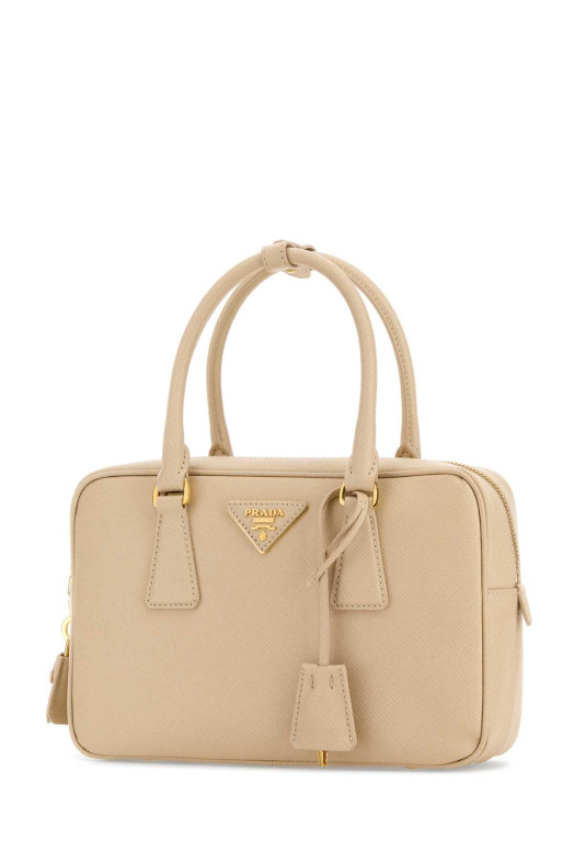 Sand leather handbag PRADA (1BB113VEOMNZV)