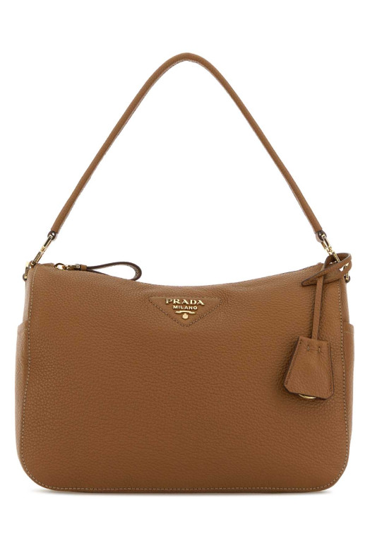 Camel leather medium shoulder bag PRADA (1BC283VONO2DKV)