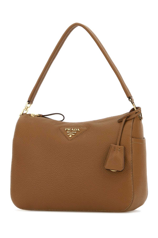 Camel leather medium shoulder bag PRADA (1BC283VONO2DKV)