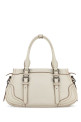 Ivory leather large handbag PRADA (1BG6042HIK)
