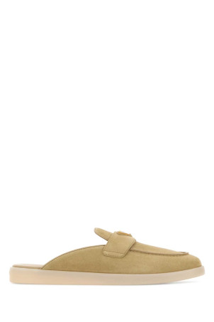 Sand suede slippers PRADA (1D270NFB0253LOL)