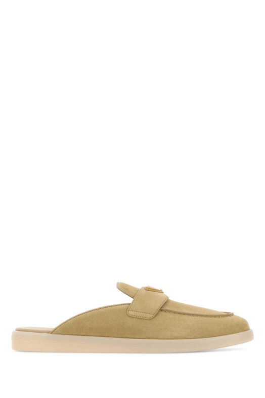 Sand suede slippers PRADA (1D270NFB0253LOL)
