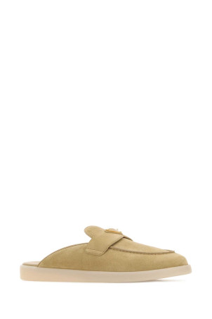 Sand suede slippers PRADA (1D270NFB0253LOL)