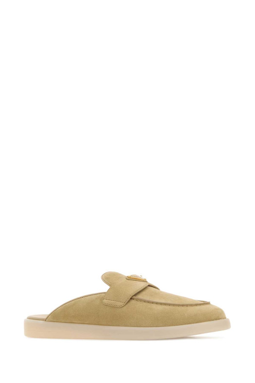 Sand suede slippers PRADA (1D270NFB0253LOL)