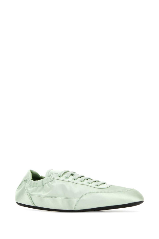 Mind green satin Collapse sneakers PRADA (1E959NFB0052ALF)
