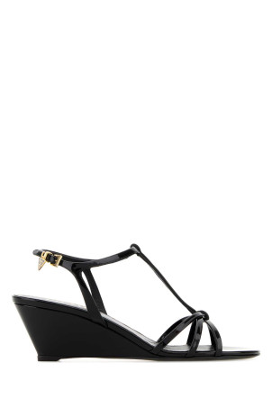 Black leather sandals Black PRADA (1X383OF055069)