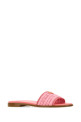 Pink raffia slippers PRADA (1XX758FA0102ACS)