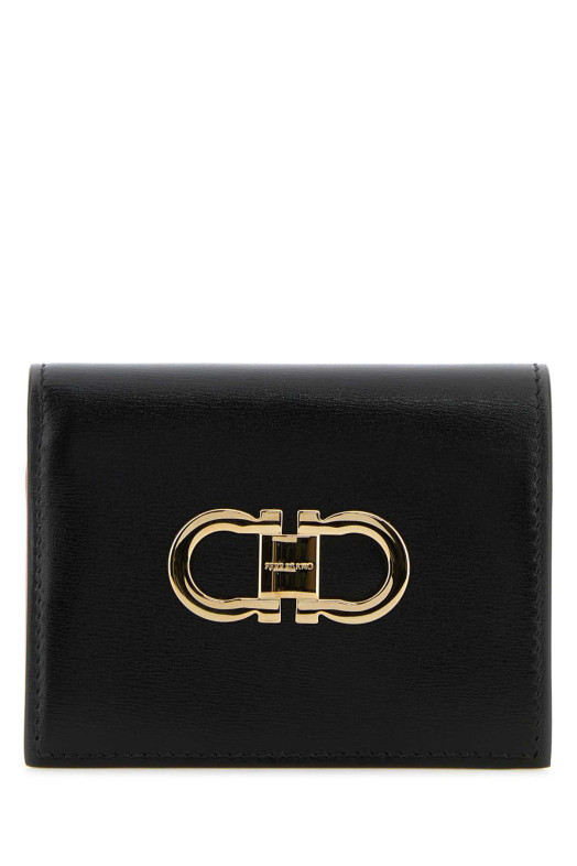 Black leather wallet SALVATORE FERRAGAMO (220627770769)