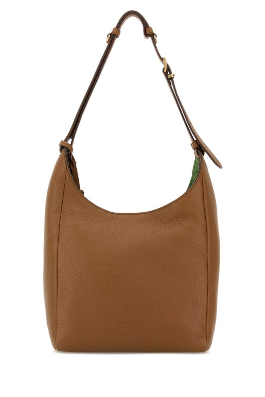 Camel leather shoulder bag MIU MIU (5BE0982IFL)