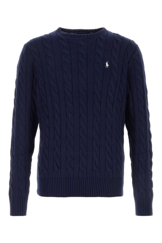 Navy blue cotton sweater POLO RALPH LAUREN (710775885)