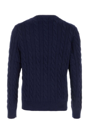 Navy blue cotton sweater POLO RALPH LAUREN (710775885)