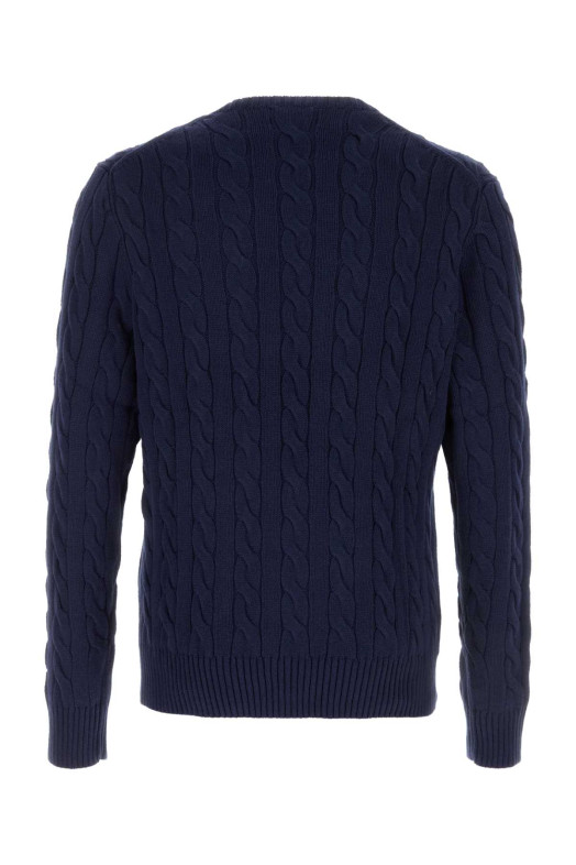 Navy blue cotton sweater POLO RALPH LAUREN (710775885)