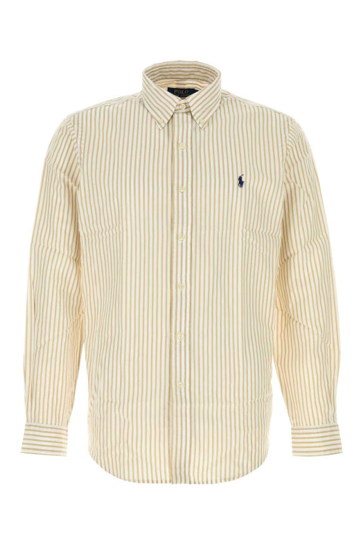 Embroidered cotton shirt Blue POLO RALPH LAUREN (710B15595)