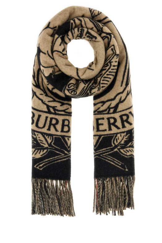 Embroidered cashmere scarf BURBERRY (8109374)