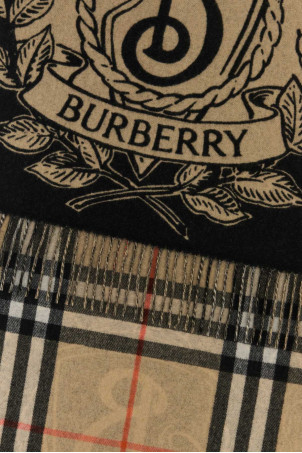 Embroidered cashmere scarf BURBERRY (8109374)