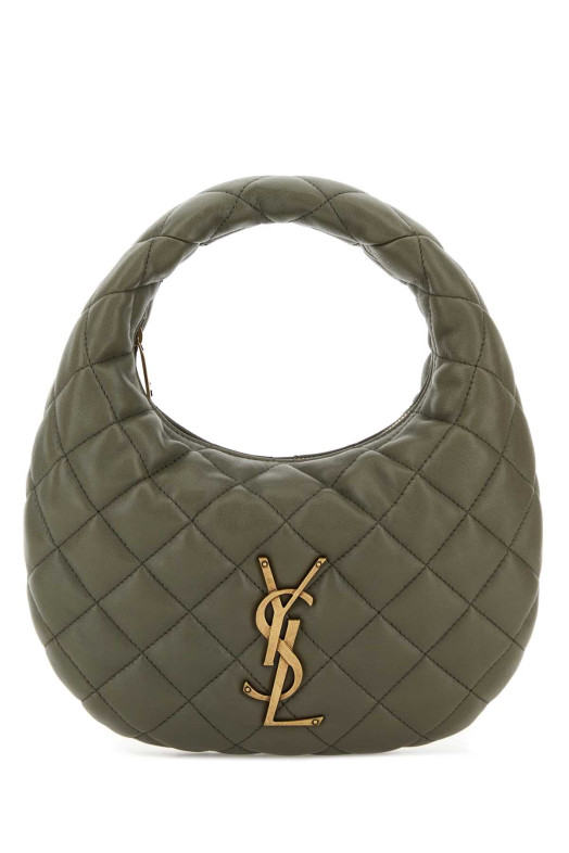 Army green nappa leather Icarino shoulder bag SAINT LAURENT (851689AAANG)