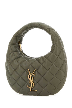 Army green nappa leather Icarino shoulder bag SAINT LAURENT (851689AAANG)