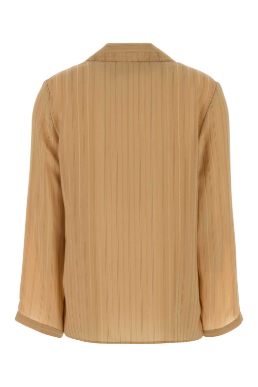 Embroidered silk shirt SAINT LAURENT (857276Y7J39)