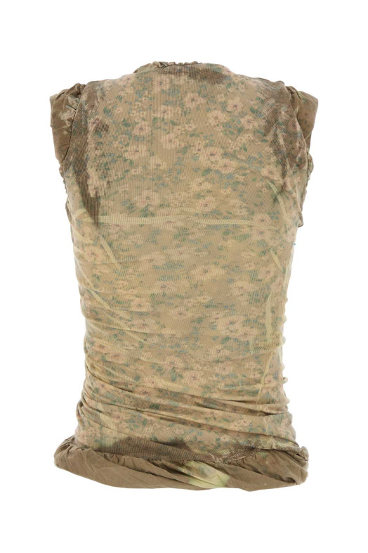 Printed stretch cotton top DIESEL (A229450IFBA)