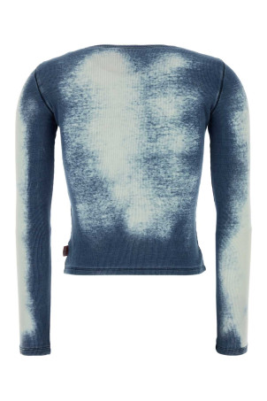 Blue stretch cotton T-Gabriel cardigan DIESEL (A236660LECF)