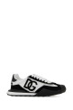 Two-tone canvas and suede DG Athletic sneakers White/Black DOLCE & GABBANA (CS2384A0136)