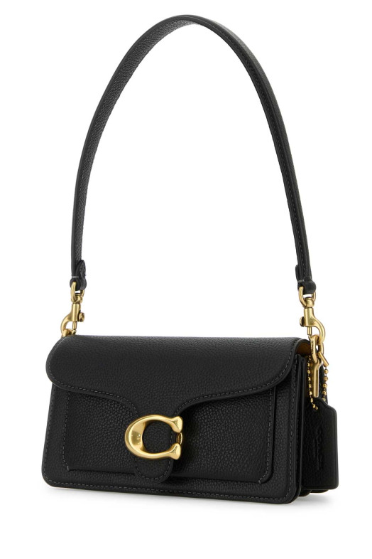 Black leather Tabby 20 shoulder bag COACH NEW YORK (CY201)