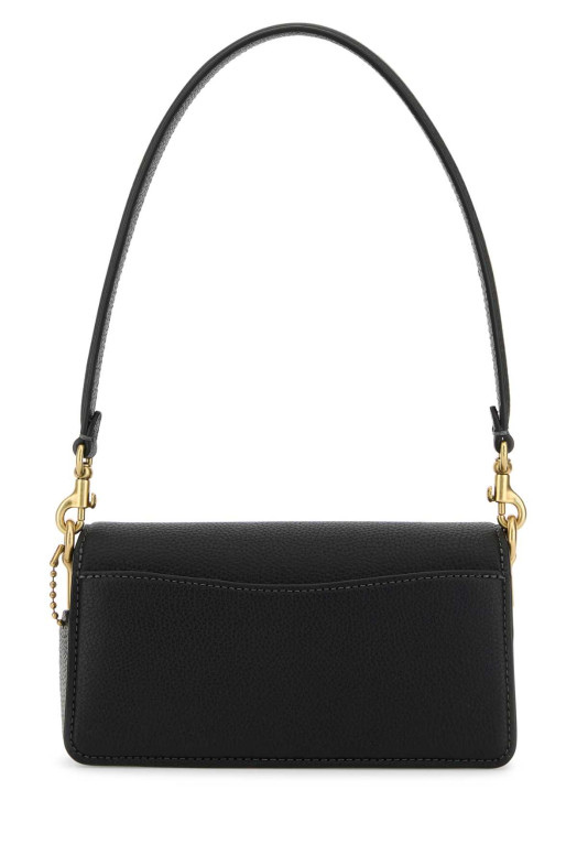 Black leather Tabby 20 shoulder bag COACH NEW YORK (CY201)