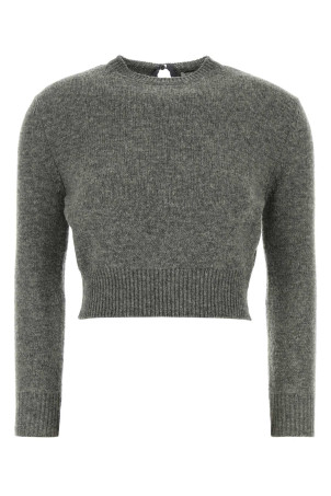Grey wool blend sweater JIL SANDER (J03GP0187J14837)