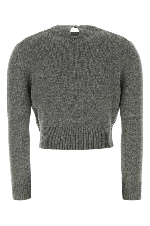 Grey wool blend sweater JIL SANDER (J03GP0187J14837)