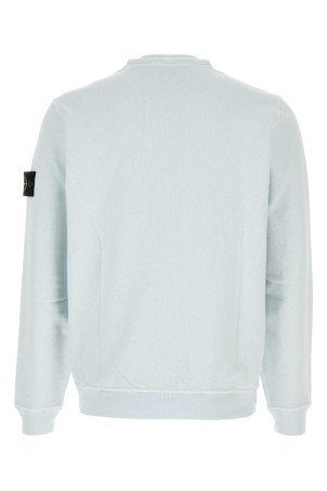 Pastel light-blue cotton sweatshirt STONE ISLAND (L1S156100034S0060)