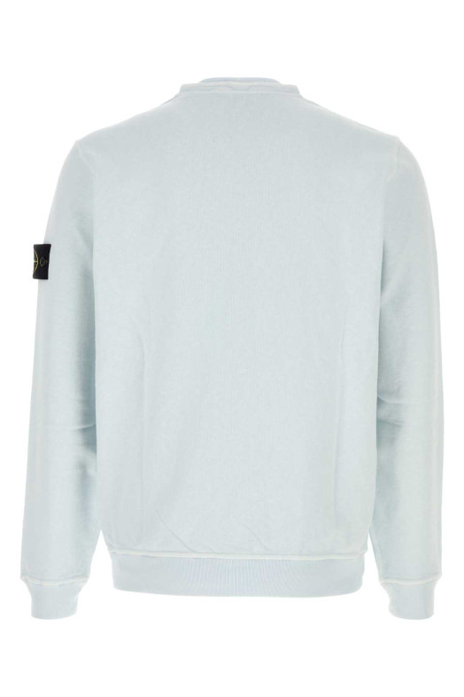 Pastel light-blue cotton sweatshirt STONE ISLAND (L1S156100034S0060)