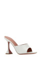 White nappa leather Lupita mules White AMINA MUADDI (LUPITASLIPPER95)