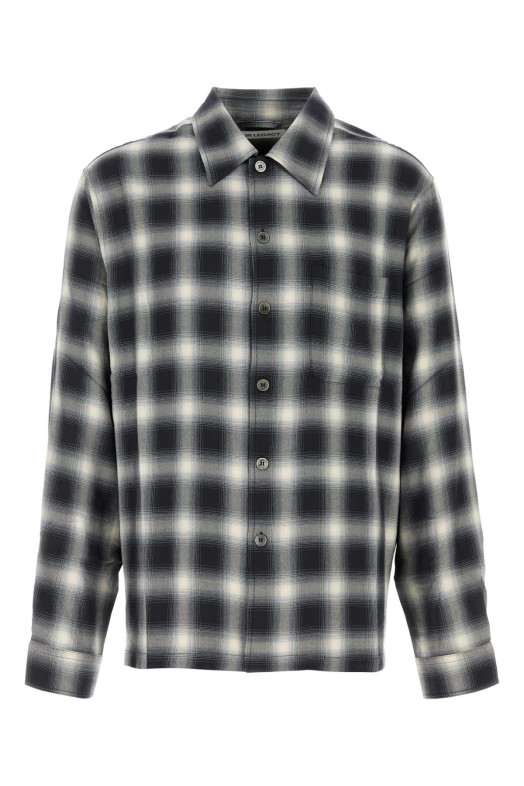 Embroidered viscose oversize shirt OUR LEGACY (M2262ERC)