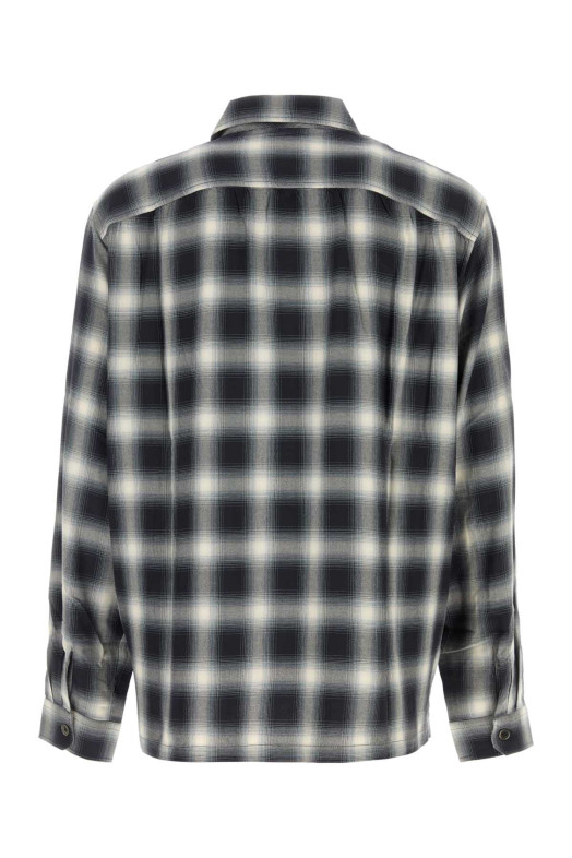 Embroidered viscose oversize shirt OUR LEGACY (M2262ERC)