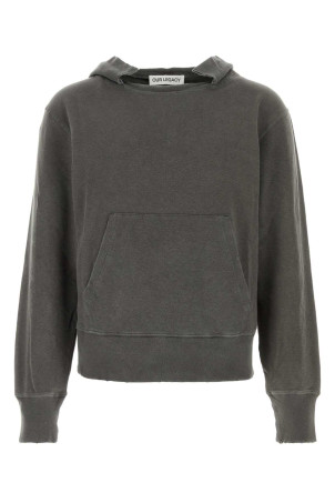 Graphite cotton blend sweatshirt OUR LEGACY (M2266RWB)