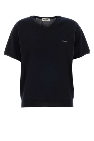 Midnight blue wool sweater MIU MIU (MML04VSOOO16WJ)