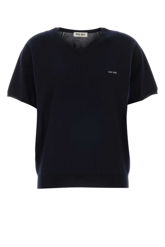 Midnight blue wool sweater MIU MIU (MML04VSOOO16WJ)