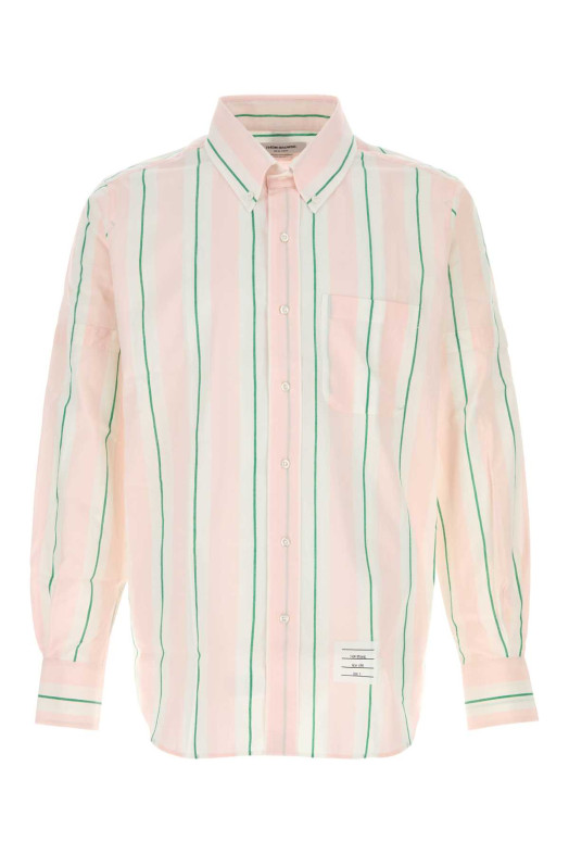 Embroidered cotton shirt THOM BROWNE (MWL437OF1159)