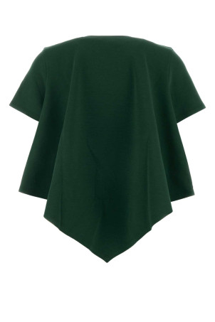 Bottle green cotton blend t-shirt Green LOEWE (S540Y22X87)